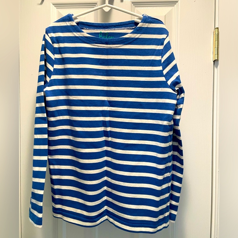 Mini Boden Boys 9-10 Breton Tee